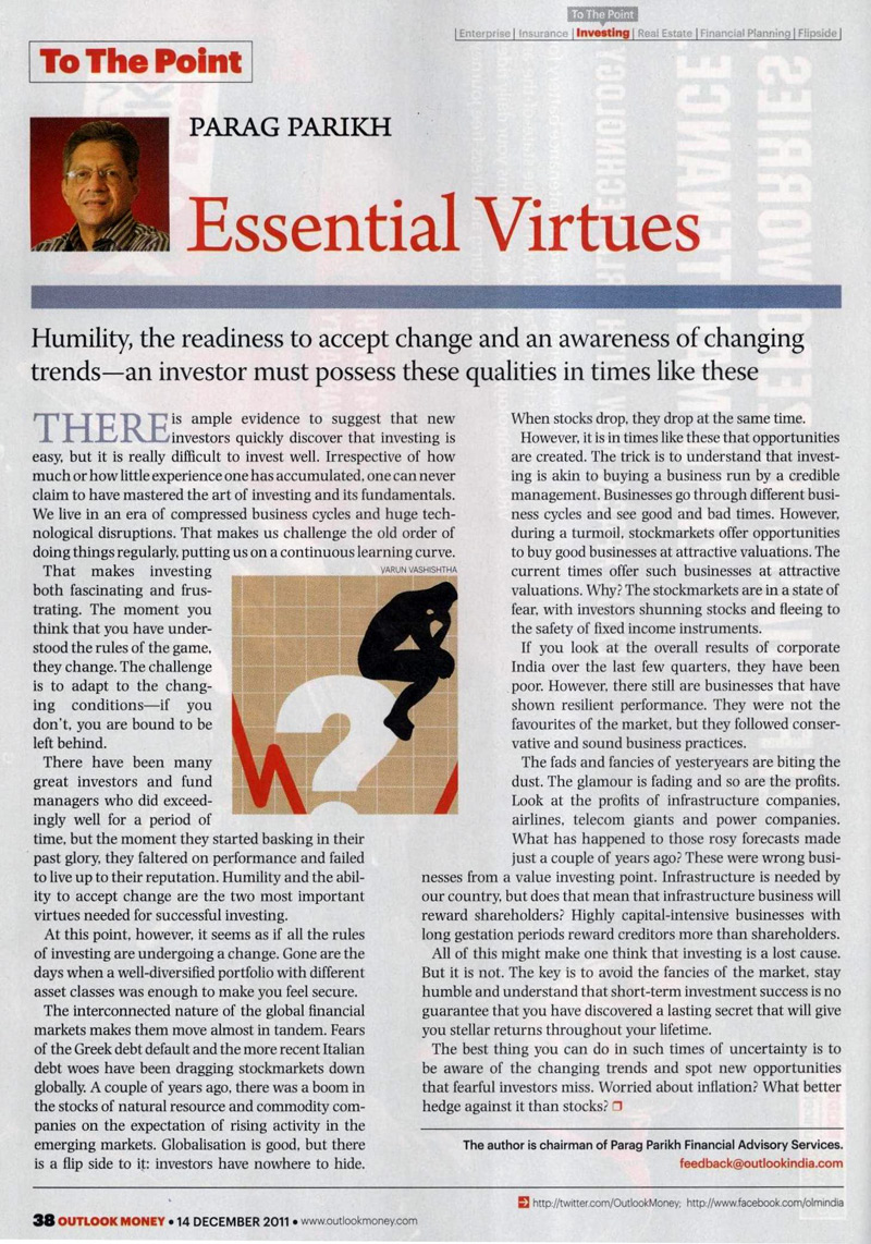 Essential Virtues - Parag Parikh